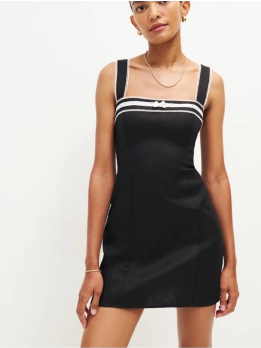 Reformation Elana Linen Dress